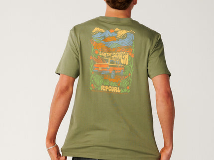 Surf Trip Tee - Surplus Green