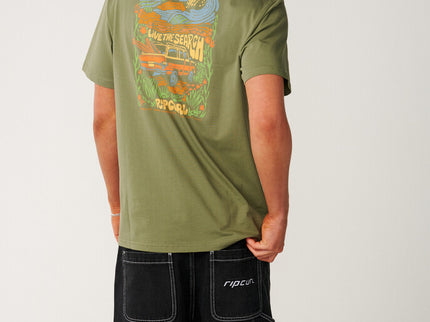 Surf Trip Tee - Surplus Green