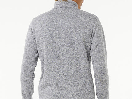 Crescent Zip Thru - Grey Marle