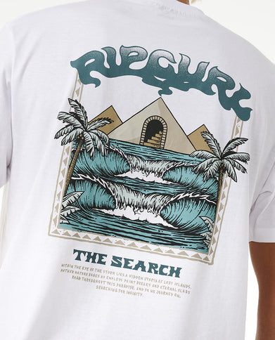 Rip Curl Pro 24 Line Up Tee - Vintage White