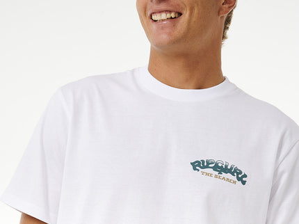 Rip Curl Pro 24 Line Up T-Shirt – Vintage-Weiß