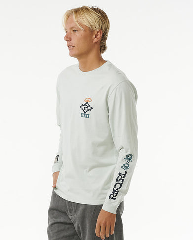 Swc Peace L/S Tee - Mint