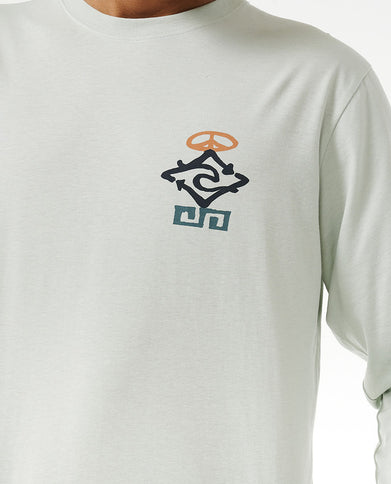 Swc Peace L/S Tee - Mint