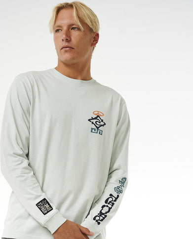 Swc Peace L/S Tee - Mint