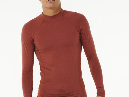 Dawn Patrol Upf Perf L/S - Red Marle