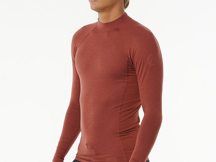 Dawn Patrol Upf Perf L/S - Red Marle