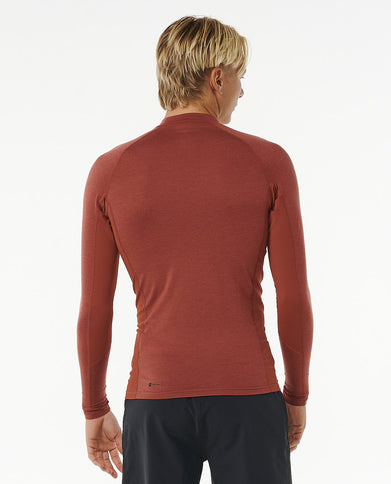 Dawn Patrol Upf Perf L/S - Red Marle