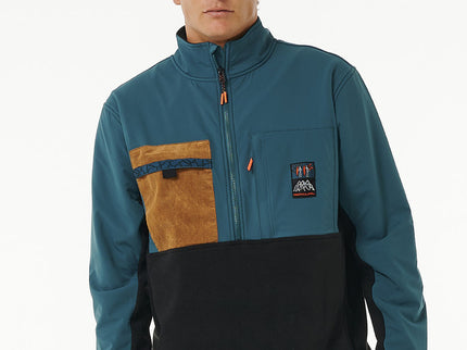 Anti Series Journey Zip Crew - Blue Green