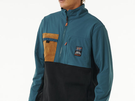 Anti Series Journey Zip Crew - Blue Green