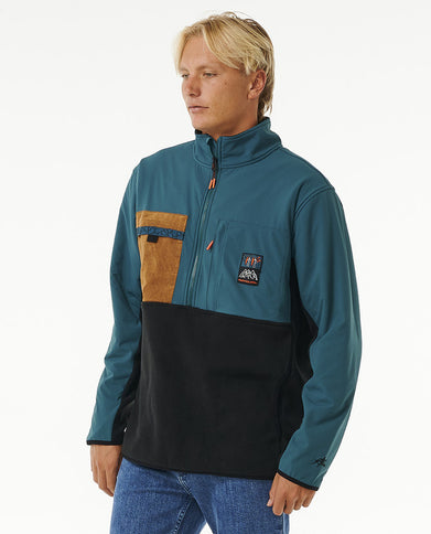 Anti Series Journey Zip Crew - Blue Green