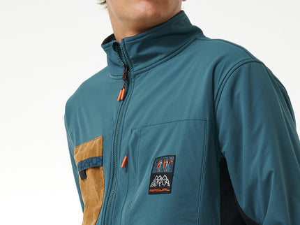 Anti Series Journey Zip Crew - Blue Green