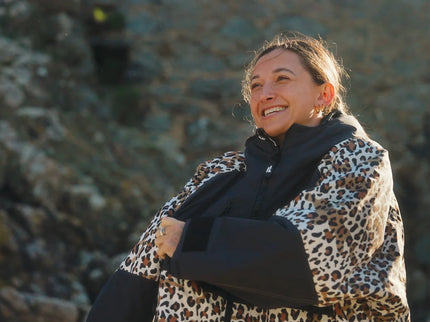 Hard Shell Robe - Leopard Print