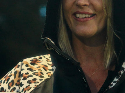 Hard Shell Robe - Leopard Print