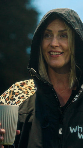 Hard Shell Robe - Leopard Print