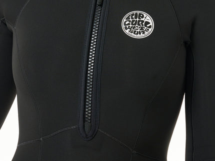 G-Bomb 1.5mm Long Sleeve Front Zip Springsuit - Black