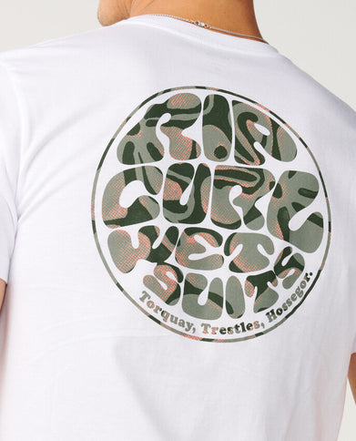 Wettie Passage Icon Tee - White