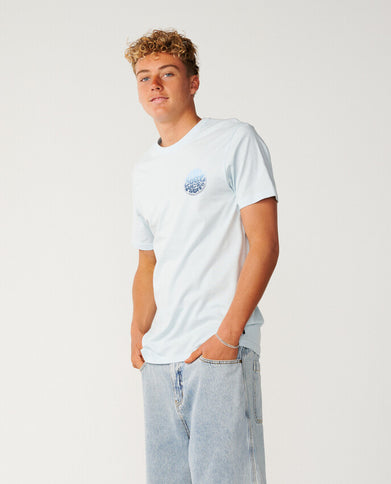 Wettie Passage Icon Tee - Glacier Blue
