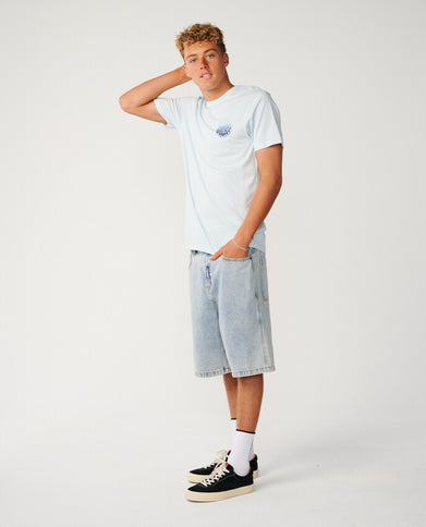 Wettie Passage Icon Tee - Glacier Blue