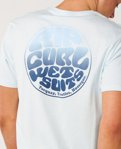 Wettie Passage Icon Tee - Glacier Blue