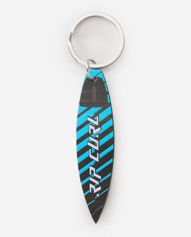 Surfboard Keyring - Black/Blue