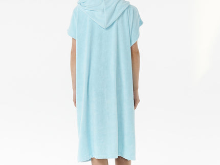 Classic Surf Hooded Towel-Girl - Sky Blue