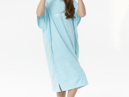 Classic Surf Hooded Towel-Girl - Sky Blue