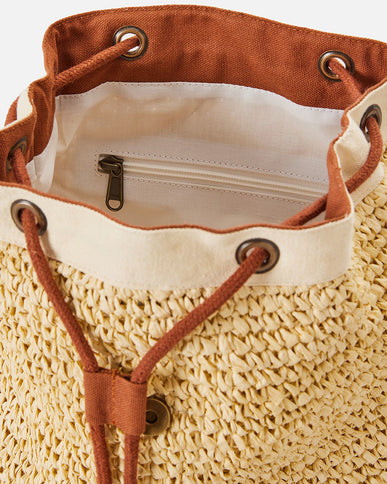 Essentials Straw 7L Backpack - Natural