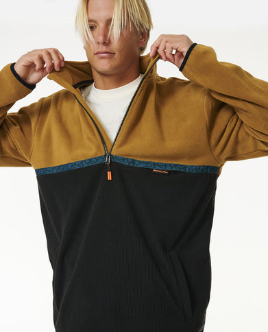 Journey Polar Fleece Crew - Black/Brown