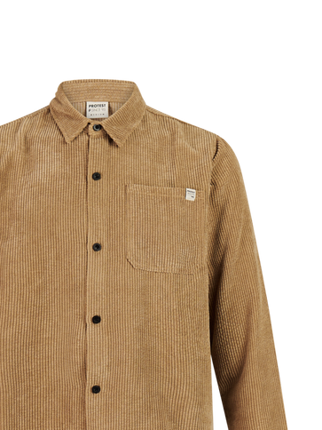 Cane outdoor shirt - BambooBeige  Outdoor tops van Protest | SHAKA