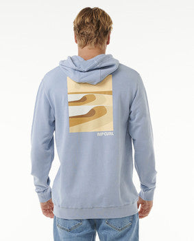 Surf Revival Lined Up Hood - Spray Blue