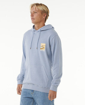 Surf Revival Lined Up Hood - Spray Blue