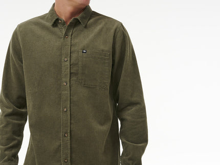 Classic Surf Cord L/S Shirt - Dusty Olive