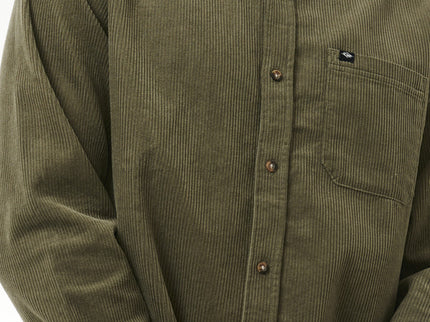 Classic Surf Cord L/S Shirt - Dusty Olive