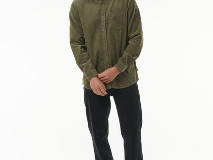 Classic Surf Cord L/S Shirt - Dusty Olive