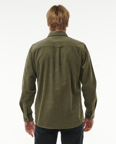 Classic Surf Cord L/S Shirt - Dusty Olive