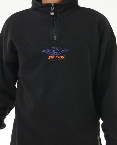 Quest¬†1/4 Zip Crew - Black