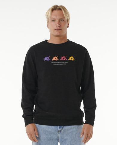 Surf Revival Hoffman Crew - Black