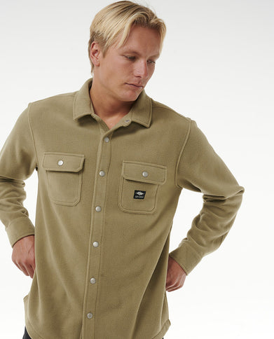 Fun Times Polar Fleece Shirt - Washed Moss