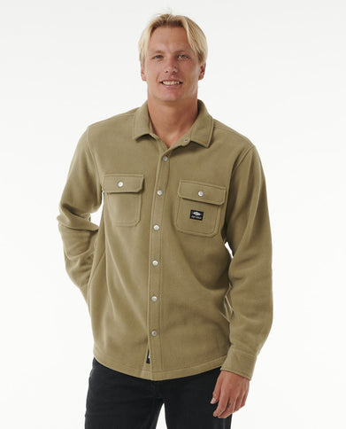 Fun Times Polar Fleece Shirt - Washed Moss