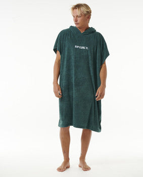 Brand Hooded Towel - Blue Green