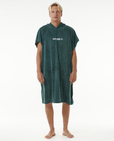 Brand Hooded Towel - Blue Green