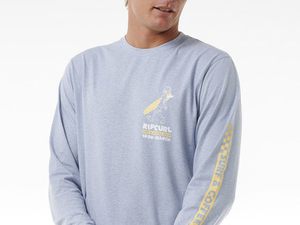 Surfer Dude Ls Tee - Spray Blue