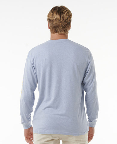 Surfer Dude Ls Tee - Spray Blue