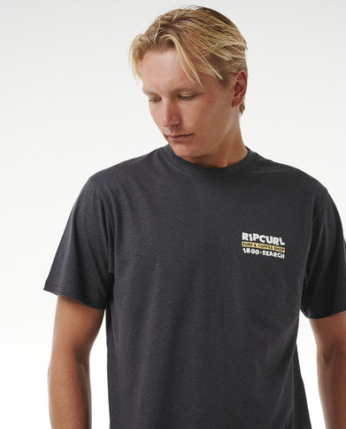 Surfer Dude Tee - Washed Black