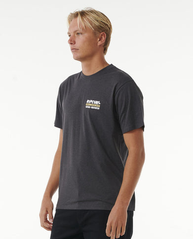 Surfer Dude Tee - Washed Black