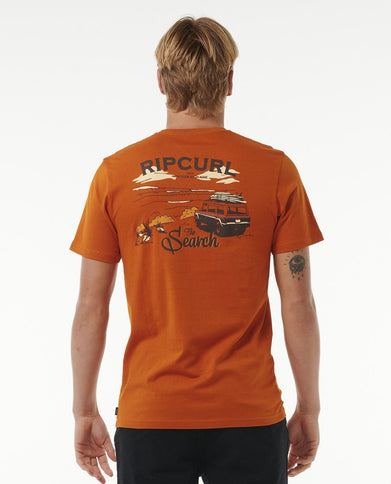 Search Trip Tee - Orange Amber