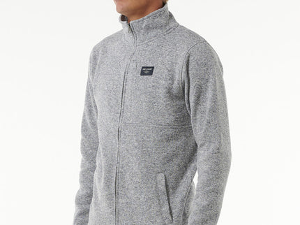 Crescent Zip Thru - Grey Marle