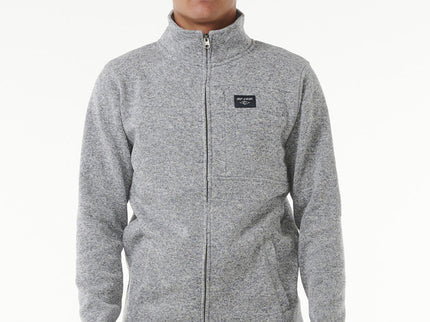 Crescent Zip Thru - Grey Marle