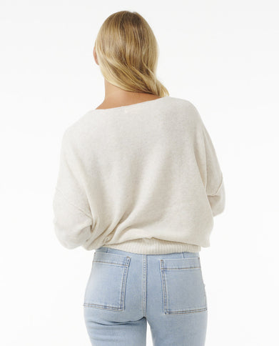 Emily Sweater - Ecru Marle