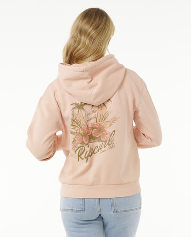 Wild Bloom Relaxed Hood - Pink